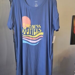 NWT Sonoma Blue Sleepwear Top